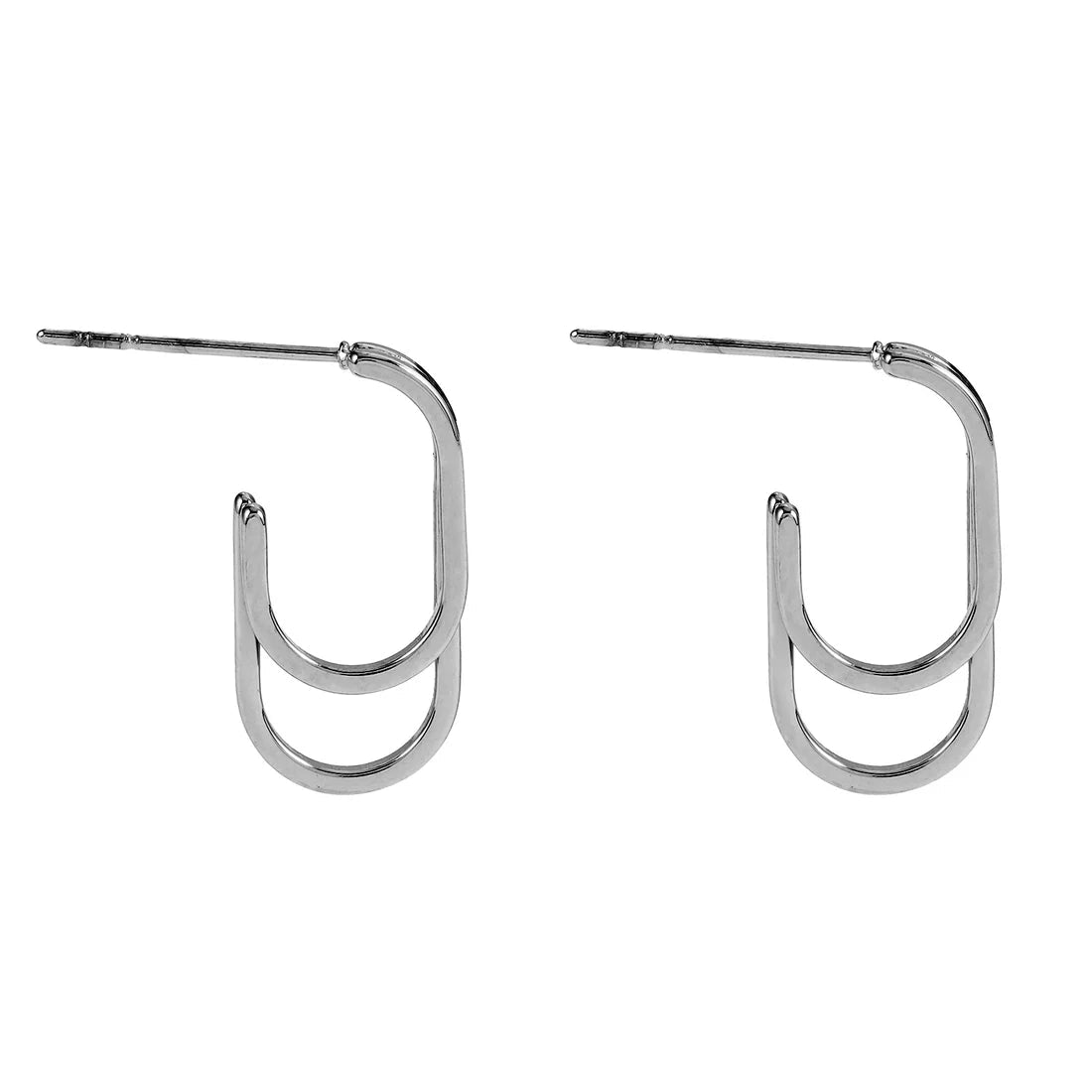 Hackney Nine St. Simon Silver Earrings -