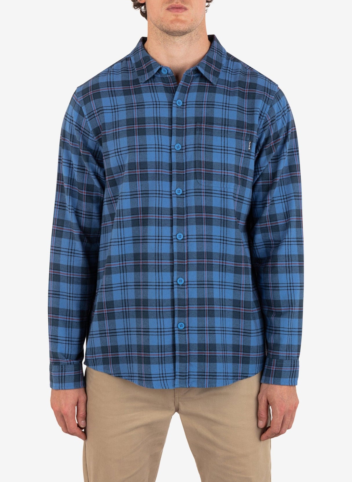 Hurley Men's Portland LS Flannel Shirt - A&M Clothing & Shoes - Westlock