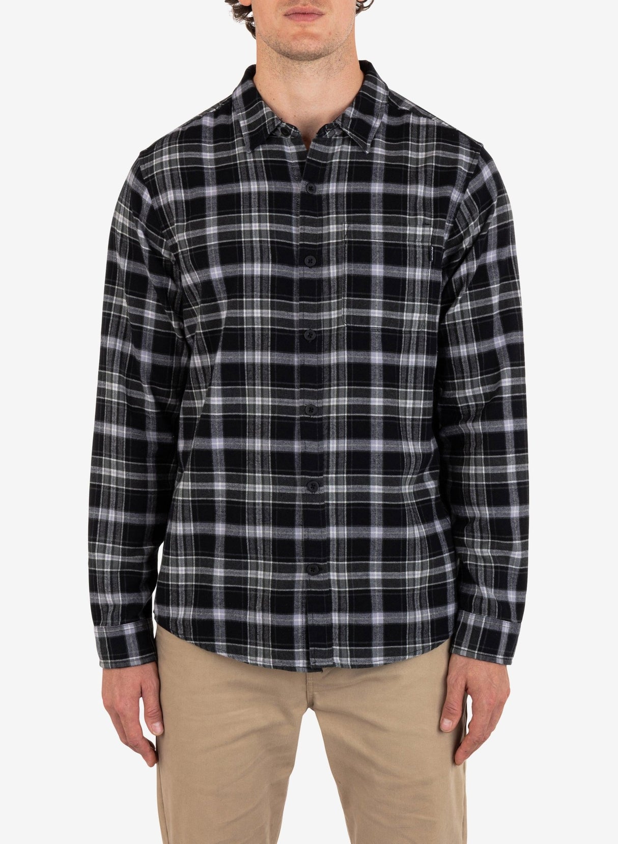 Hurley Men's Portland LS Flannel Shirt - A&M Clothing & Shoes - Westlock