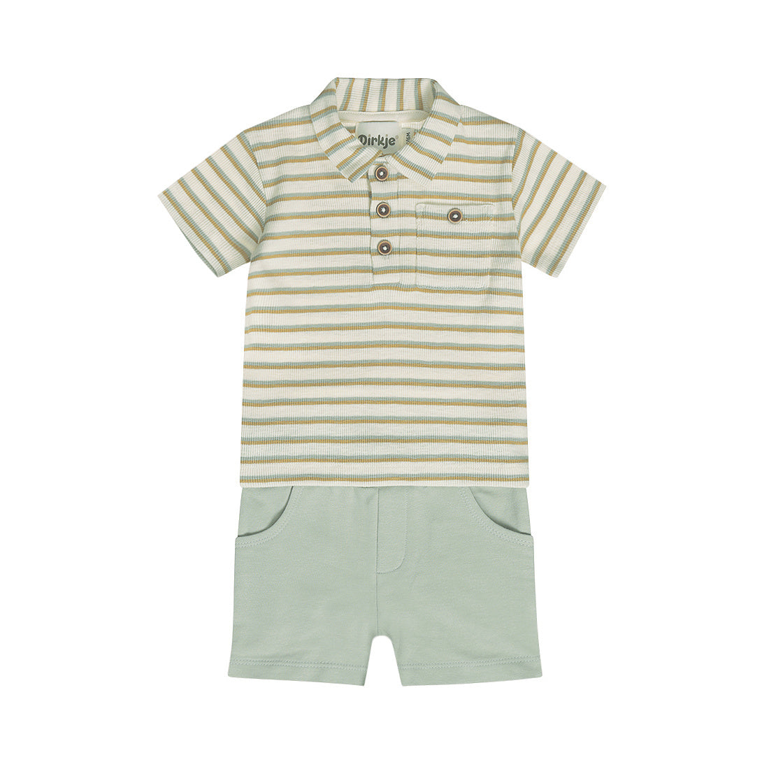 Dirkje Baby Boys Polo & Shorts Set