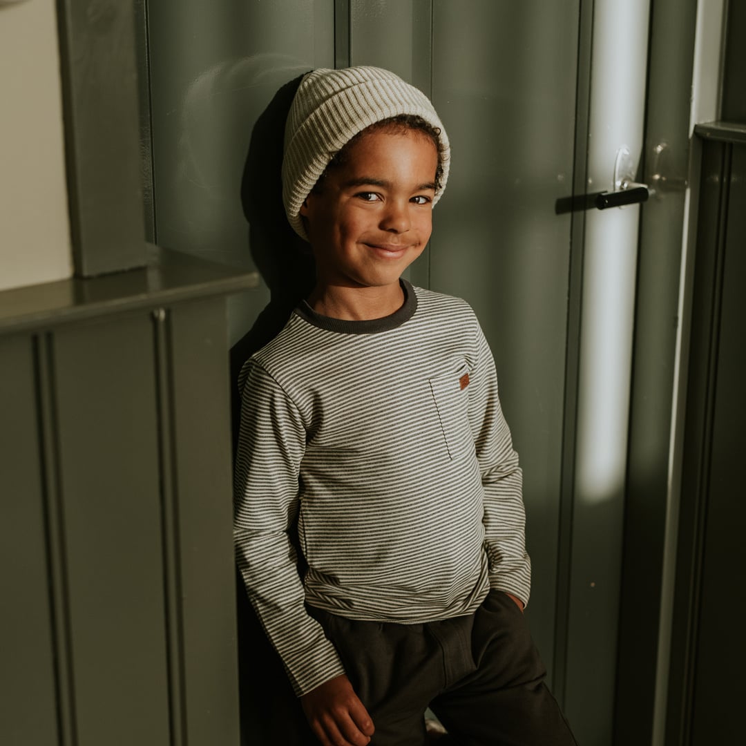 Koko Noko Kids Boys Long Sleeve T-Shirt - Asphalt