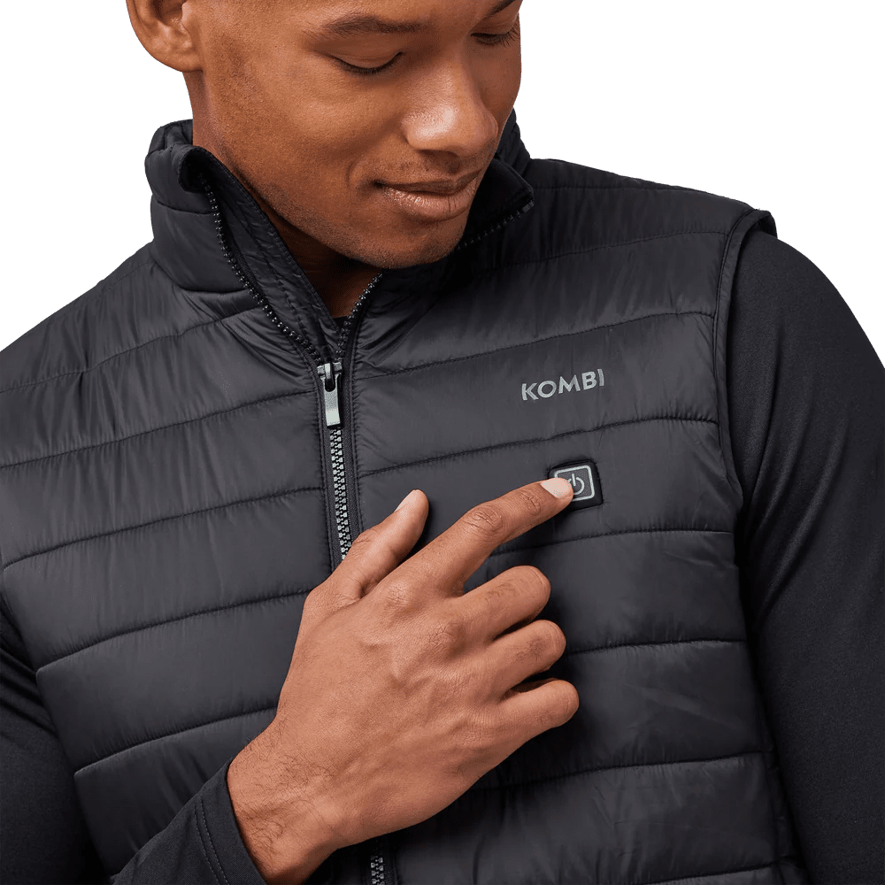 Kombi Men's USB Warm it Up Vest - Black