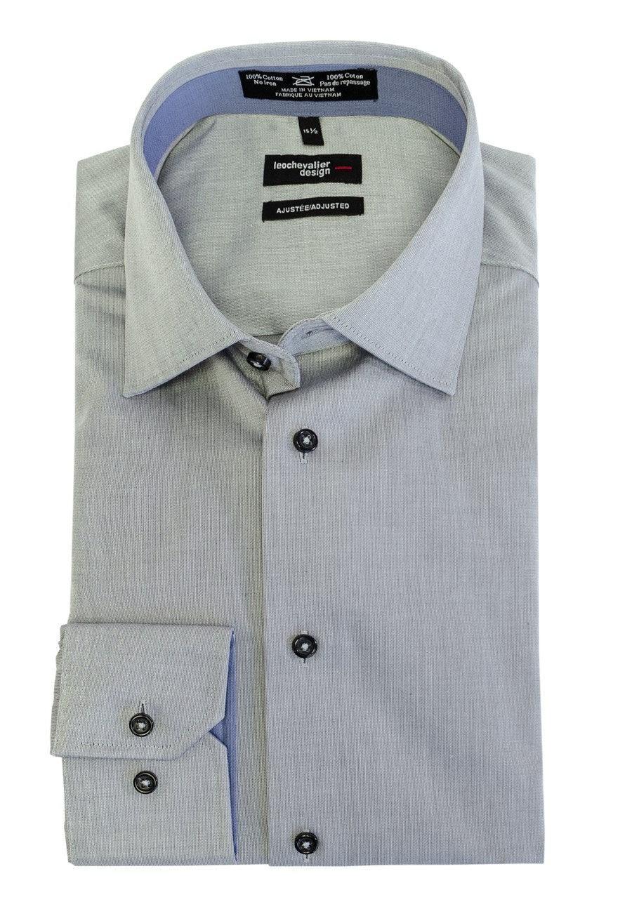 Leo Chevalier Cotton LS Dress Shirt - A&M Clothing & Shoes - Westlock