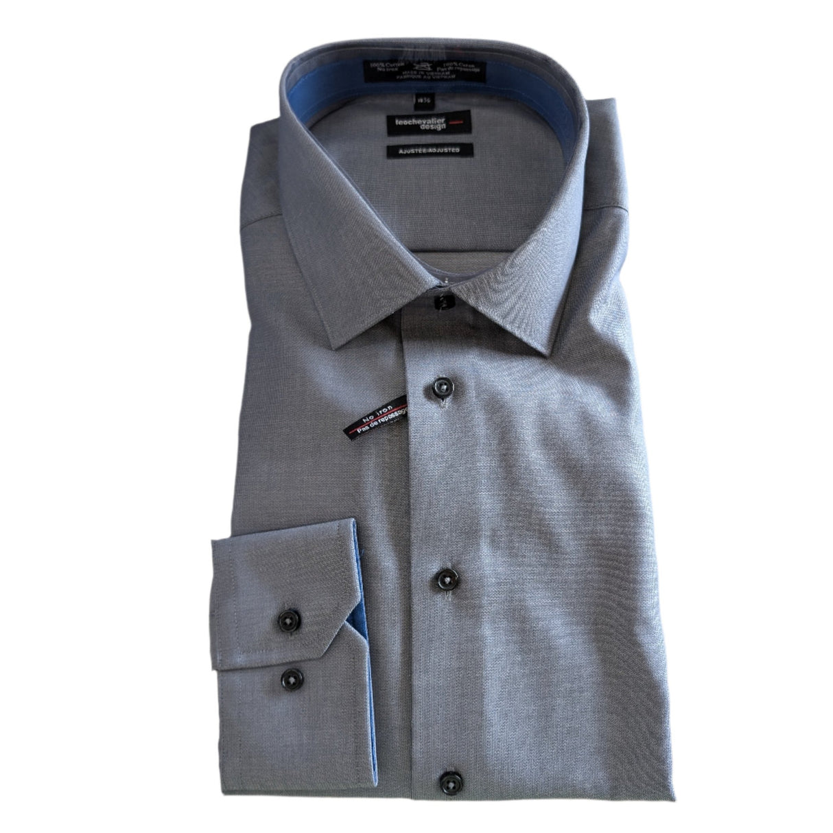 Leo Chevalier Cotton LS Dress Shirt - A&M Clothing & Shoes - Westlock