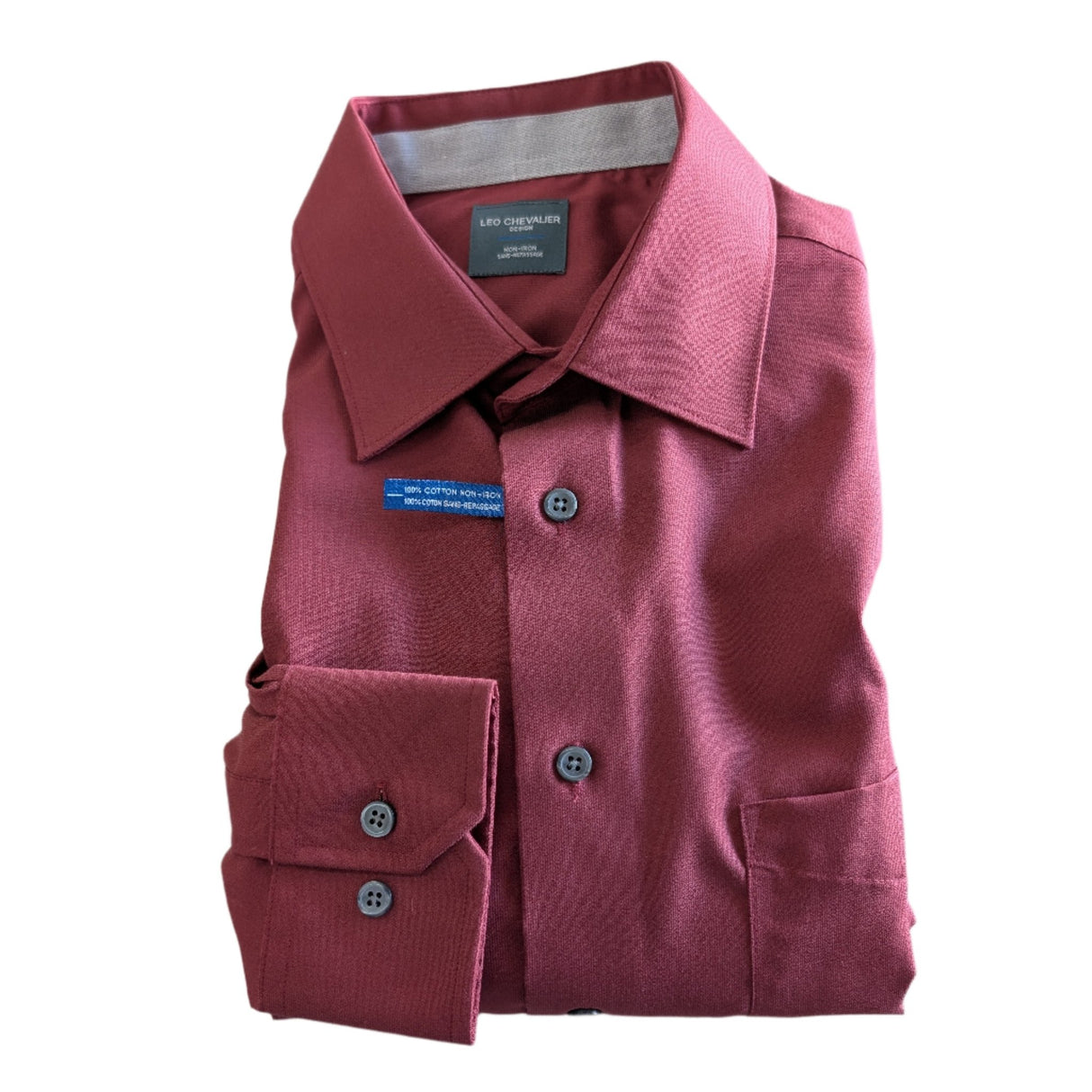 Leo Chevalier Men's No - Iron Dress Shirt - A&M Clothing & Shoes - Westlock