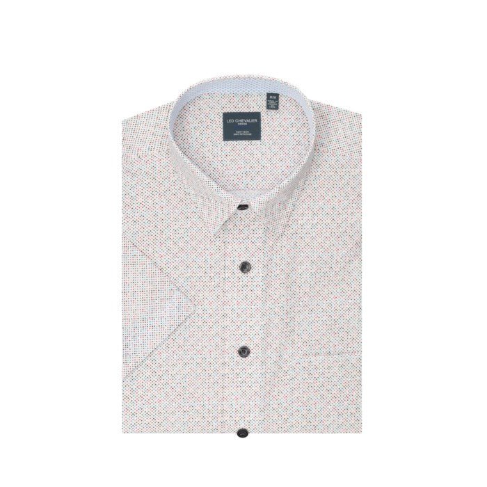 Leo Chevalier Men's Non - Iron SS Sport Shirt - A&M Clothing & Shoes