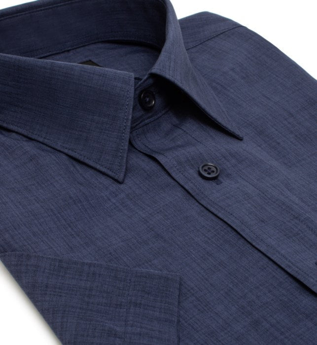 Leo Chevalier Men's Short Sleeve Dress Shirt - A&M Clothing & Shoes