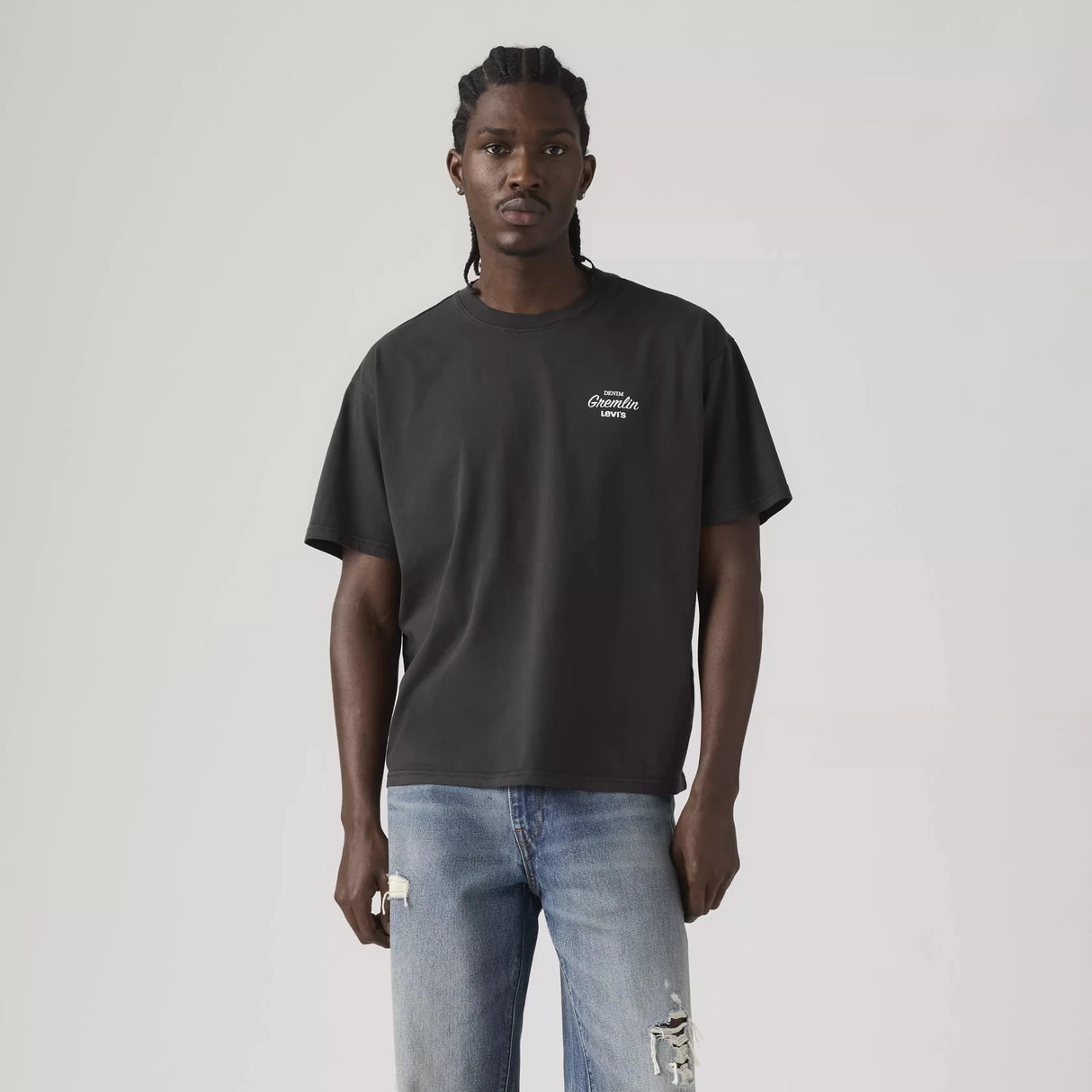 Levi's Men's GR Boxy Coastal Creative Denim T-Shirt - A&M Clothing & Shoes