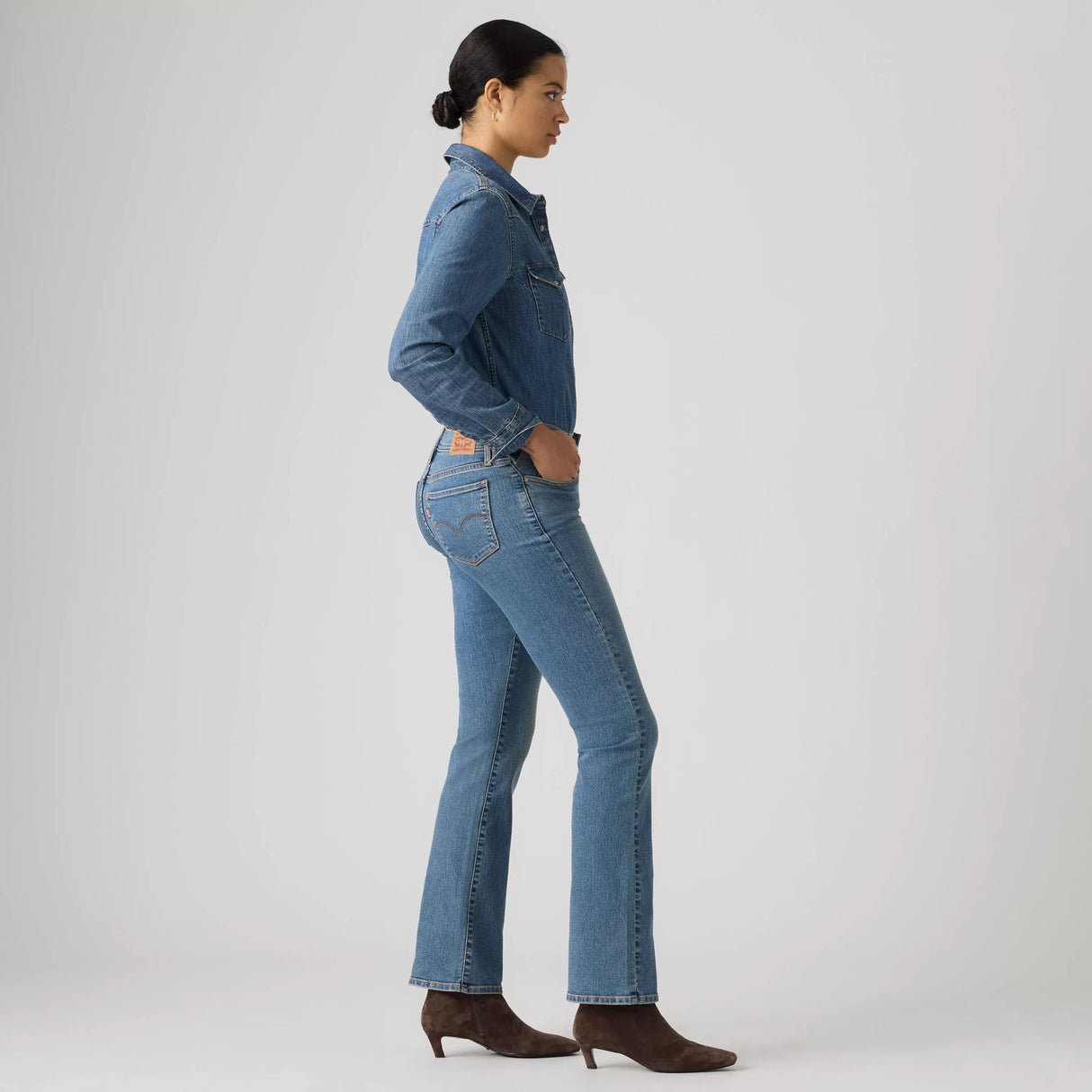 Levi's Women's 315 Shaping Boot Camp Denim Jeans - A&M Clothing and Shoes