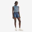 Levi's Women's 501 Mid Thigh Short Pleased To Meet you - A&M Clothing & Shoes - Westlock