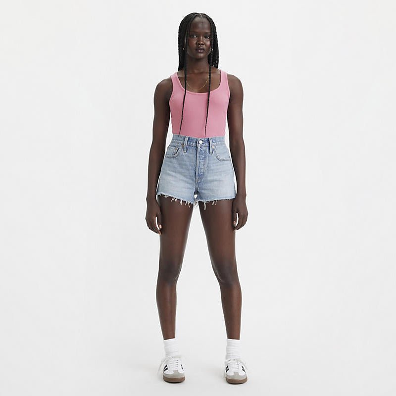 Levi's Women's 501 Originial Short Micro Vibes - A&M Clothing & Shoes - Westlock
