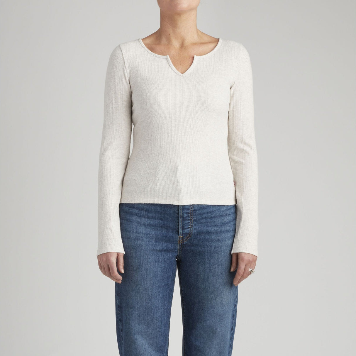 Levi's Women's Dry Goods Cozy LS Top Oatmeal - A&M Clothing & Shoes - Westlock