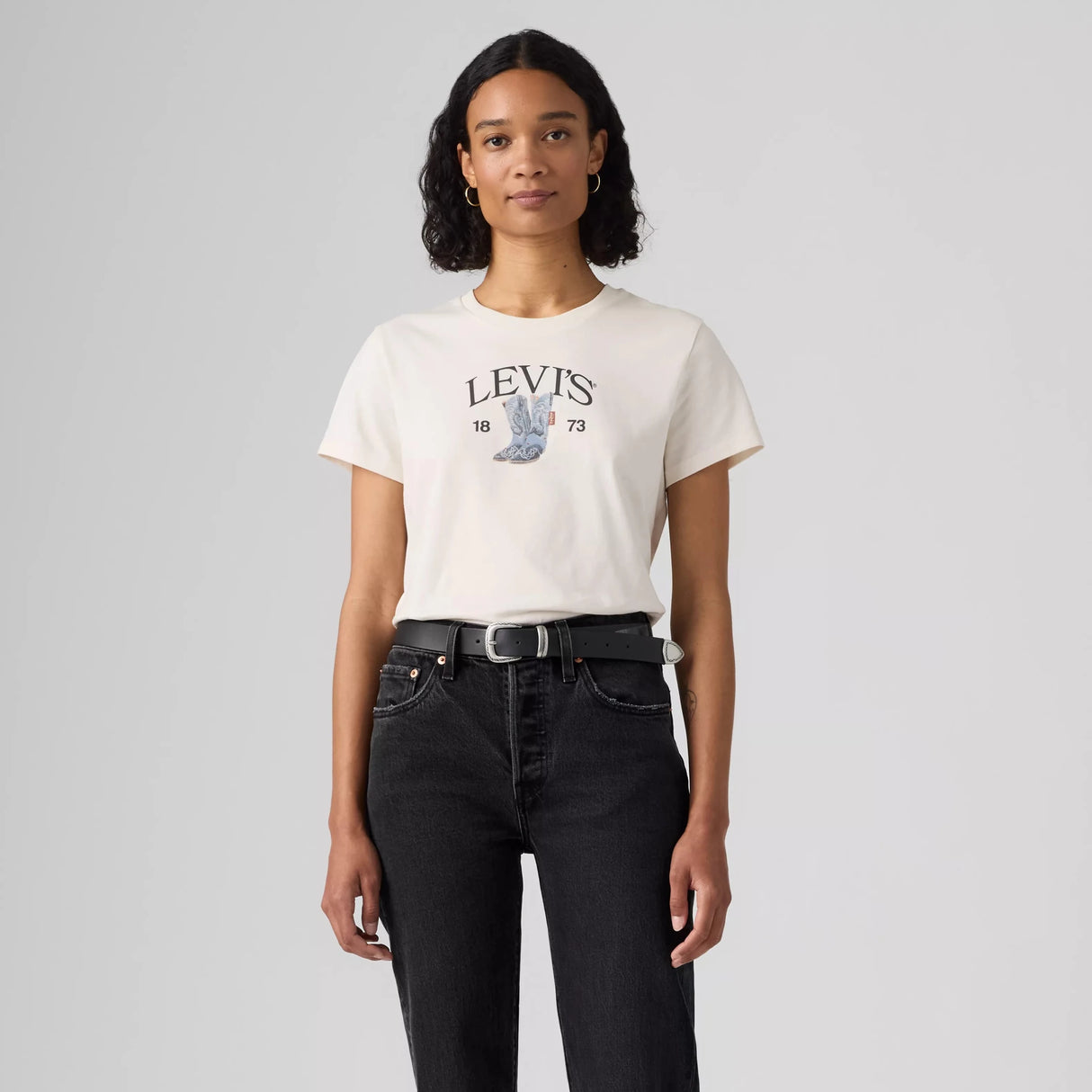 Levi's Women's The Perfect Denim Boots T-Shirt - A&M Clothing and Shoes