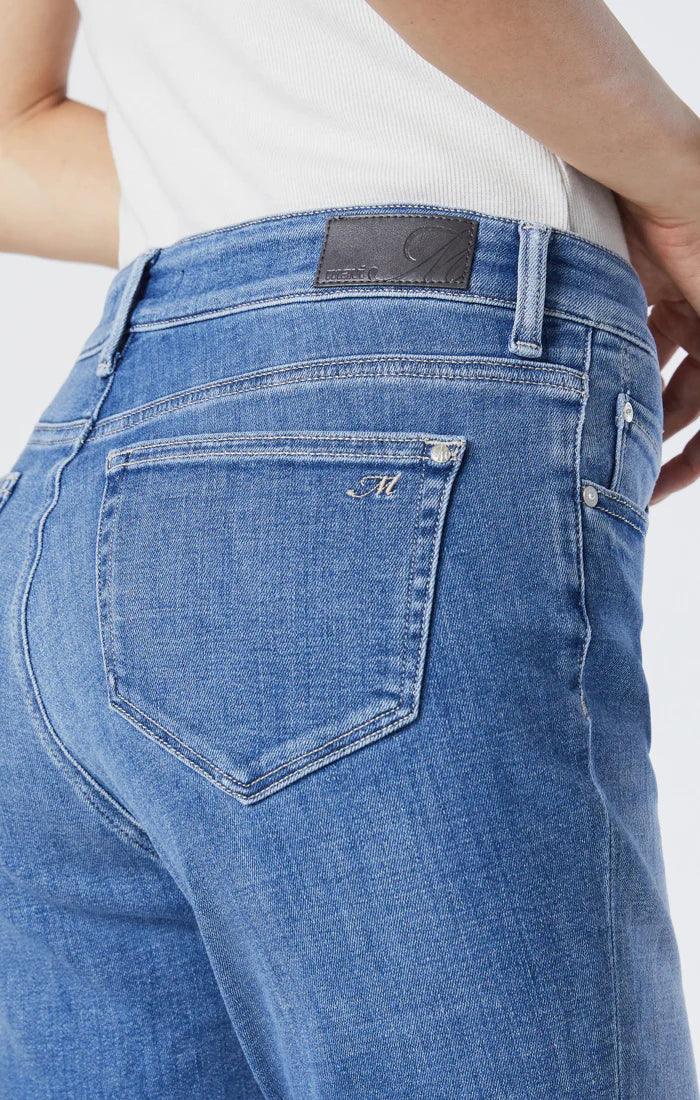 Mavi Women's Kathleen Mid Blue Jeans - A&M Clothing & Shoes - Westlock