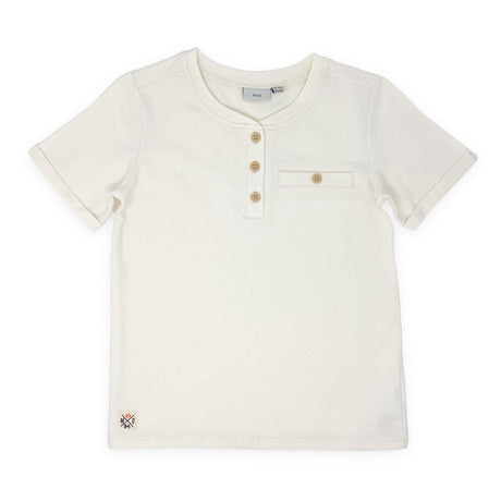 Mid Kids Boys SS Henley T-shirt - A&M Clothing & Shoes - Westlock