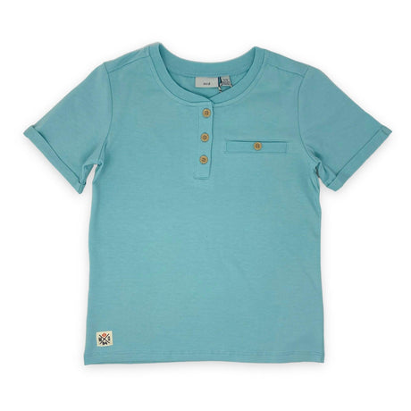 Mid Kids Boys SS Henley T-shirt - A&M Clothing & Shoes - Westlock