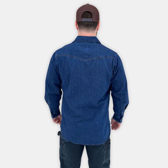 MWG Men's Denim Welders Shirt - A&M Clothing & Shoes - Westlock