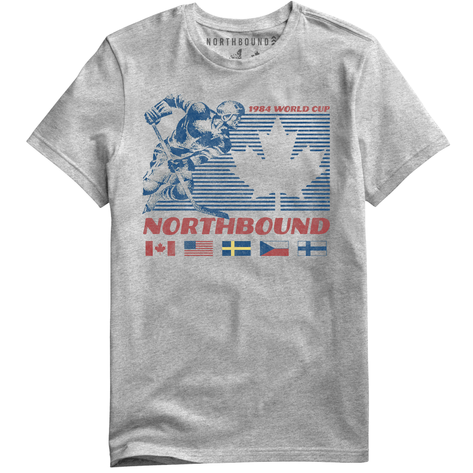 Northbound Men's 1984 Wolrd Cup Of Hockey T-Shirt - A&M Clothing & Shoes - Westlock
