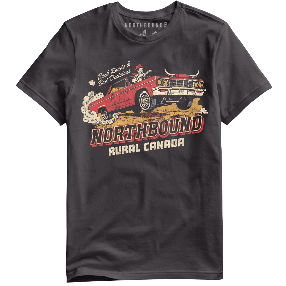 Northbound Men's Back Roads & Bad Decisions T-Shirt - A&M Clothing & Shoes