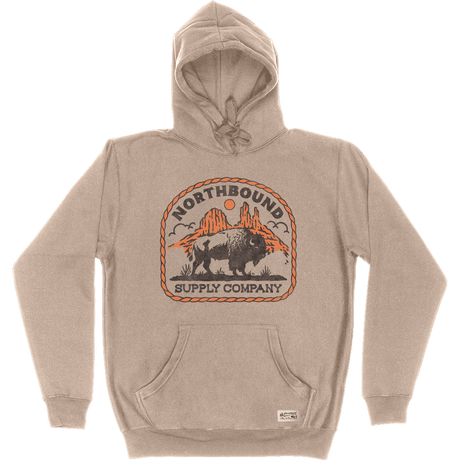 Northbound Men's Western Bison Hoodie - A&M Clothing & Shoes - Westlock