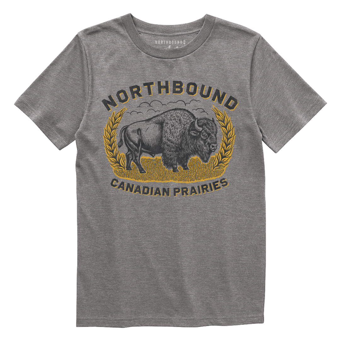 Northbound Youth Boys Canadian Prairies T-Shirt - A&M Clothing & Shoes