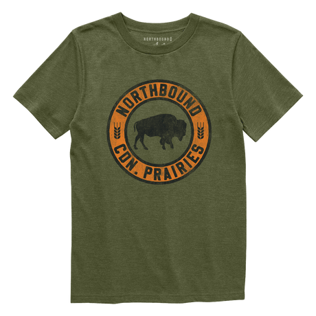 Northbound Youth Boys Prairie Bison Tee - A&M Clothing & Shoes - Westlock