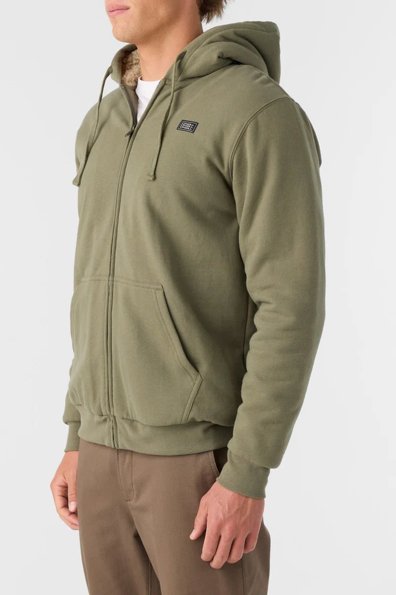 O'Neill Men's High Pile Zip - Up Hoodie - A&M Clothing & Shoes - Westlock