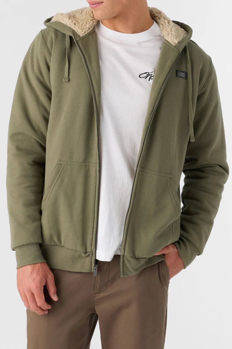 O'Neill Men's High Pile Zip - Up Hoodie - A&M Clothing & Shoes - Westlock