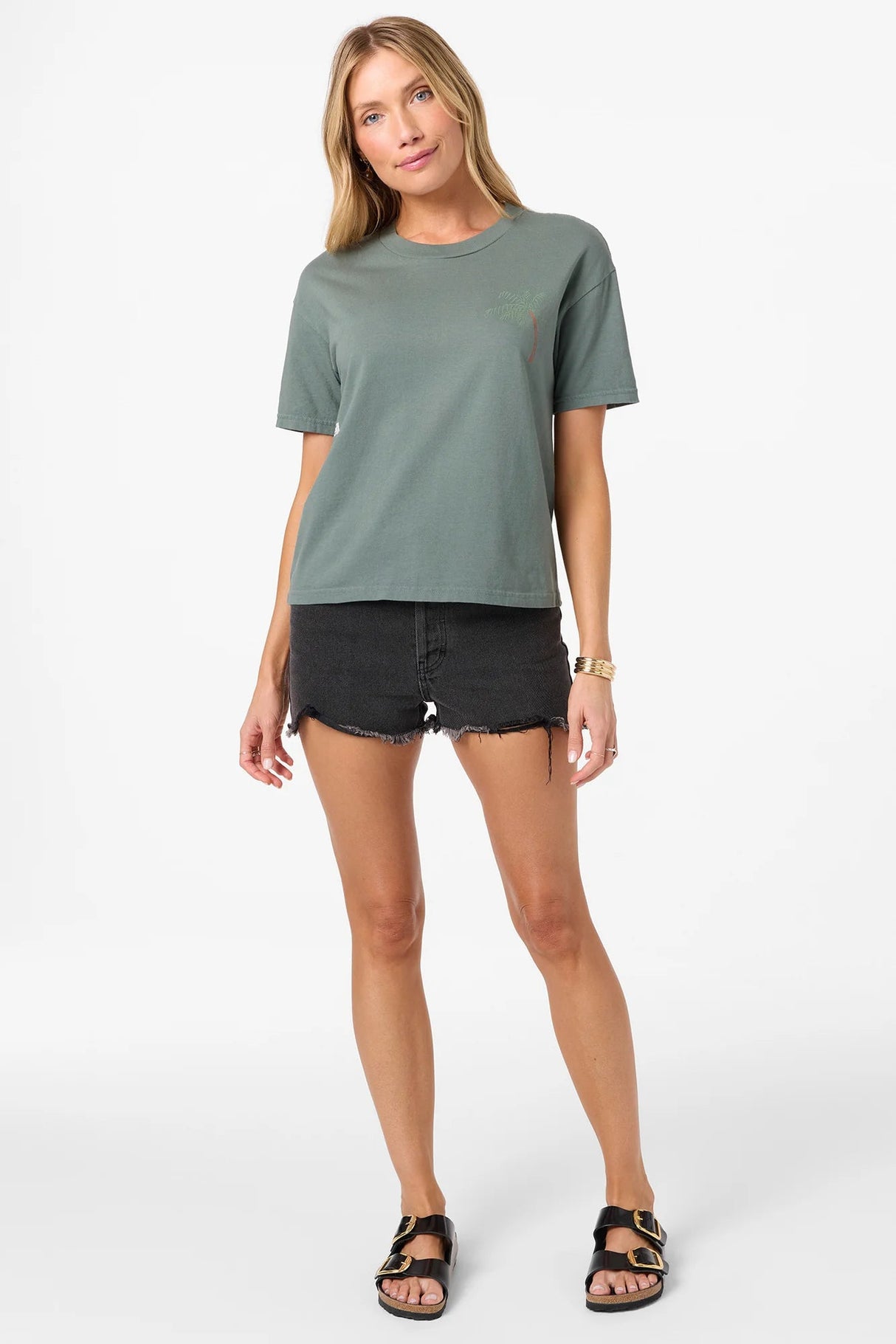 O'Neill Women's OG Palms Away Easy T-Shirt - A&M Clothing & Shoes