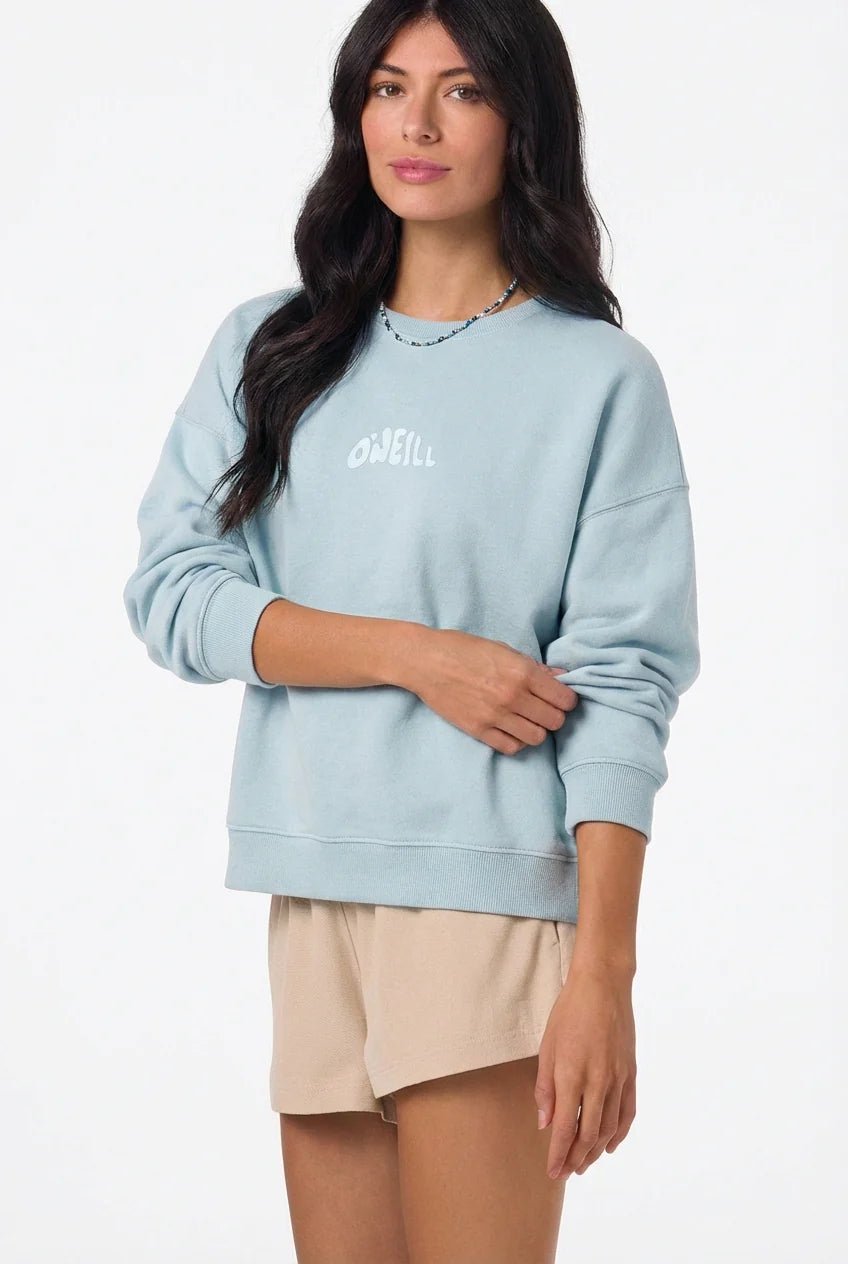 O'Neill Women's Solid Butter Crew Fleece Sweater - A&M Clothing & Shoes