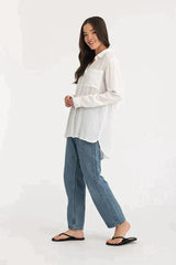 Orb Women's Bailey Oversize Button-up - A&M Clothing & Shoes