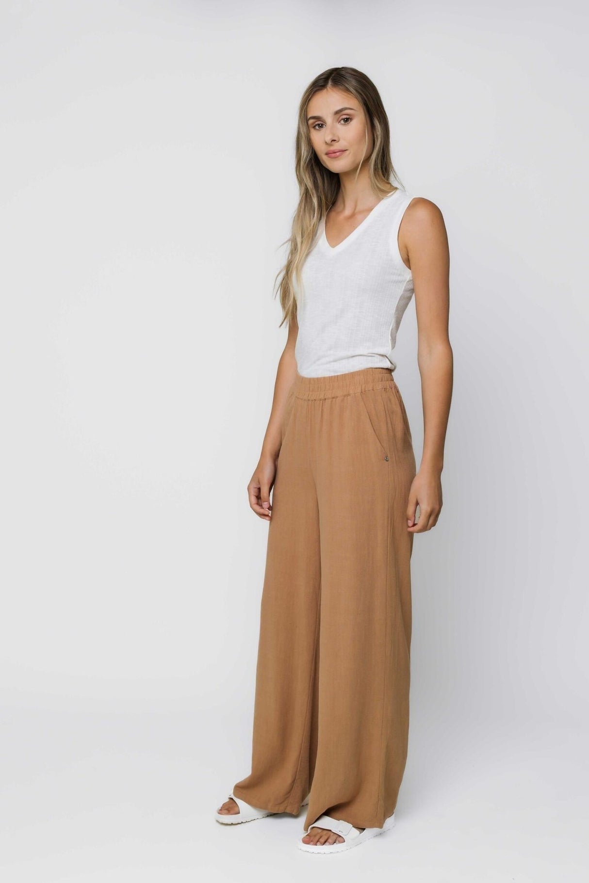 Orb Women's Elly Wide Leg Pull On Pant - A&M Clothing & Shoes