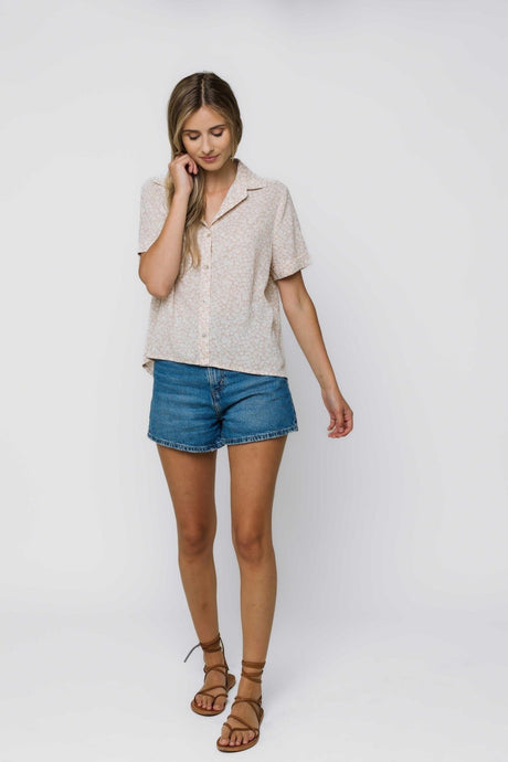 Orb Women's Nina Roll Cuff SS Shirt - A&M Clothing & Shoes - Westlock