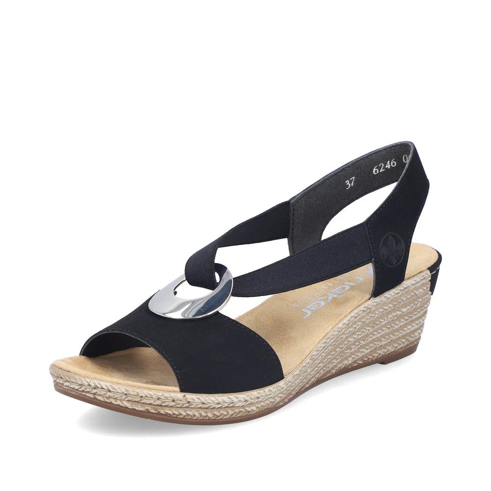 Rieker Women's Wedge Sandals - A&M Clothing & Shoes - Westlock