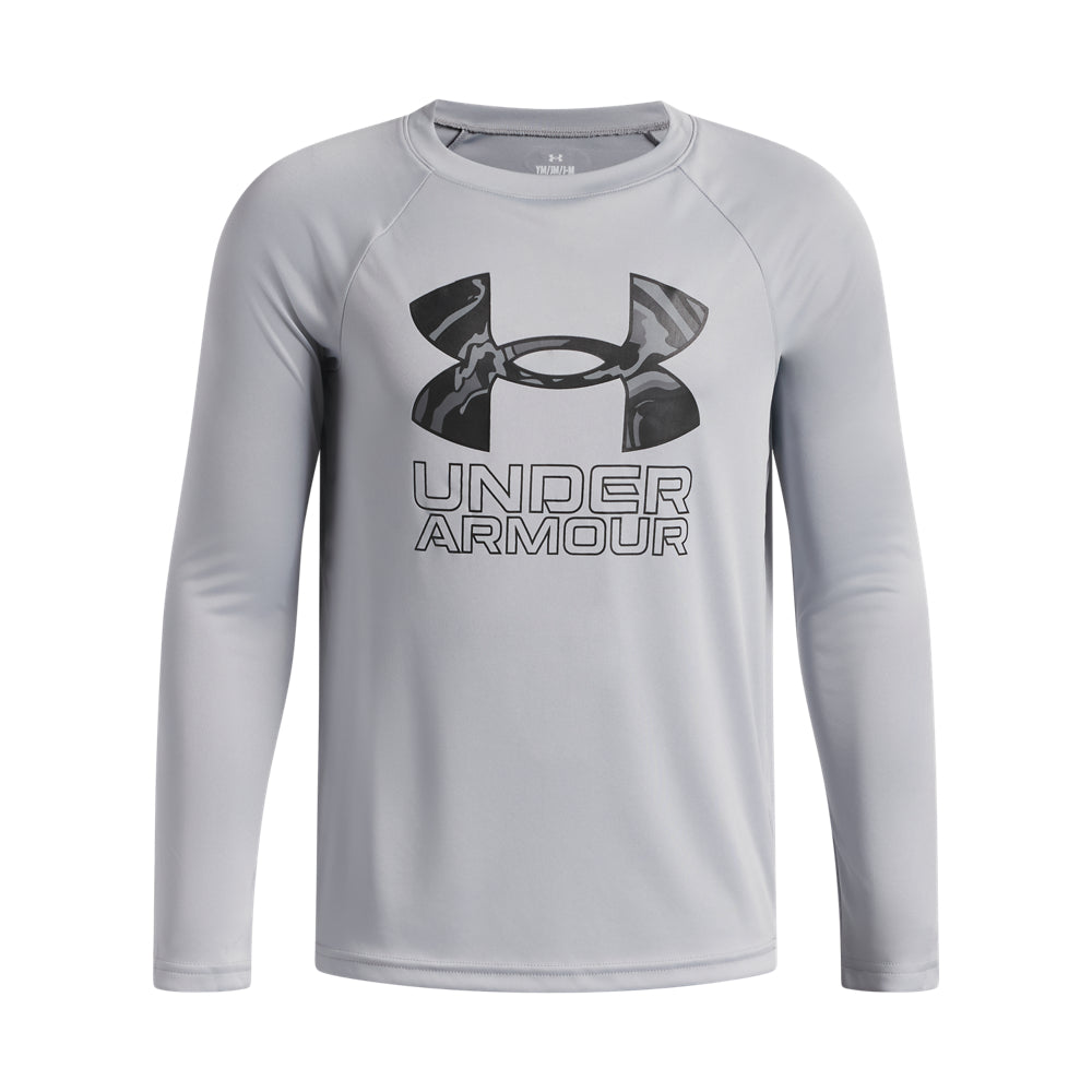 Under Armour Youth Boys Hybrid Print LS T-Shirt