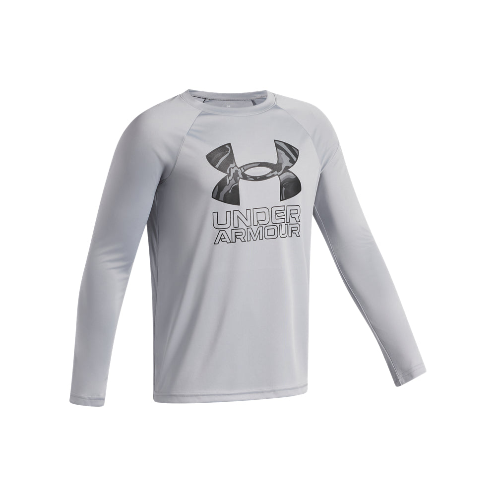 Under Armour Youth Boys Hybrid Print LS T-Shirt