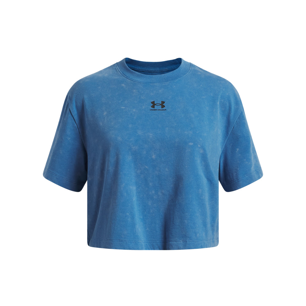 Under Armour Youth Girls Rival Wash Short Sleeve T-Shirt