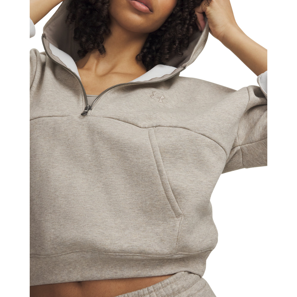 Under Armour Women's Icon Fleece 1/4 Zip Hoodie