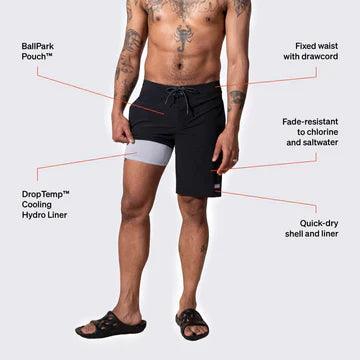 Saxx Men's Betawave 2in1 19in Boardshort - A&M Clothing & Shoes - Westlock