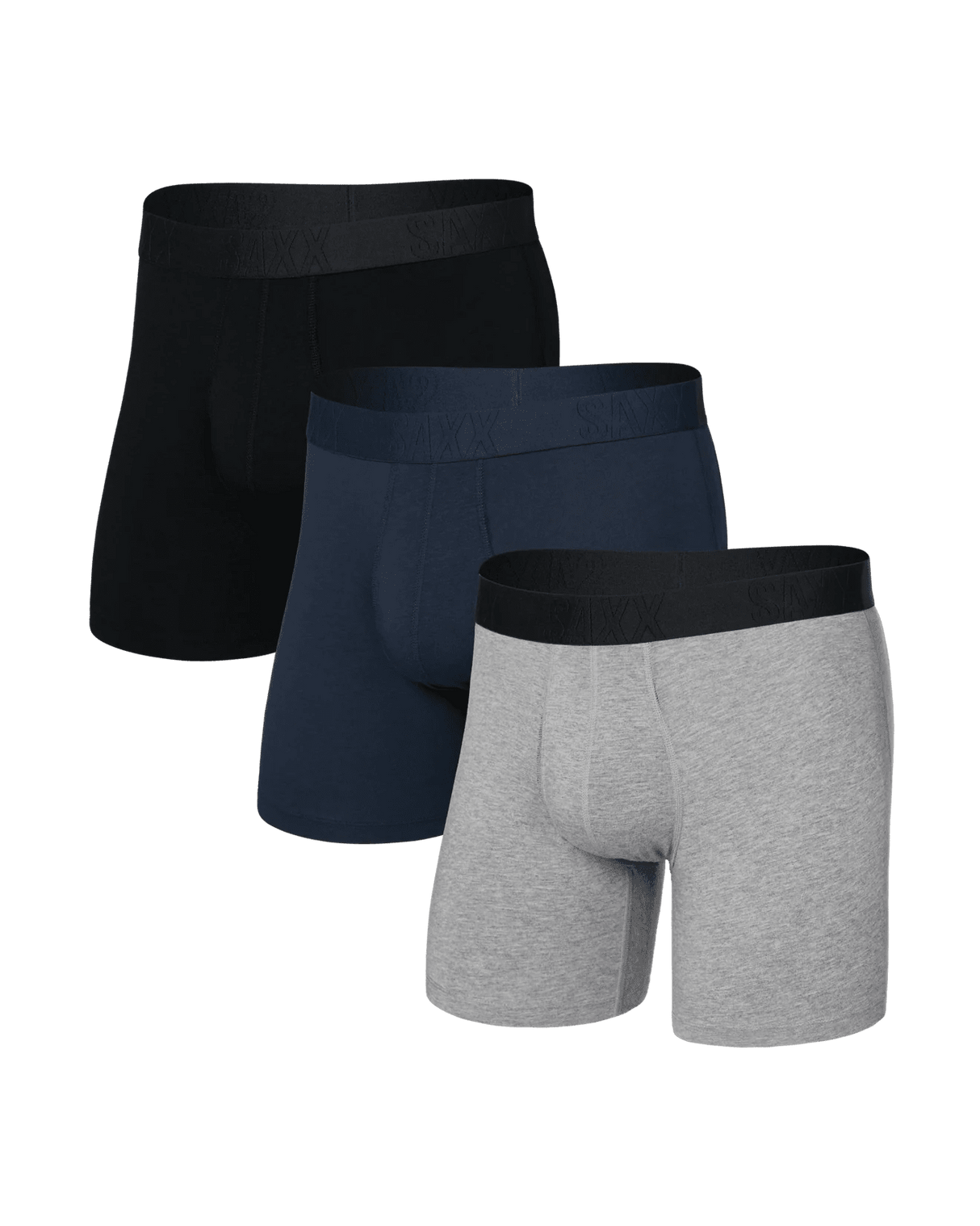 Saxx Men's Droptemp Cooling Cotton Boxer Brief Fly 3PK - A&M Clothing and Shoes