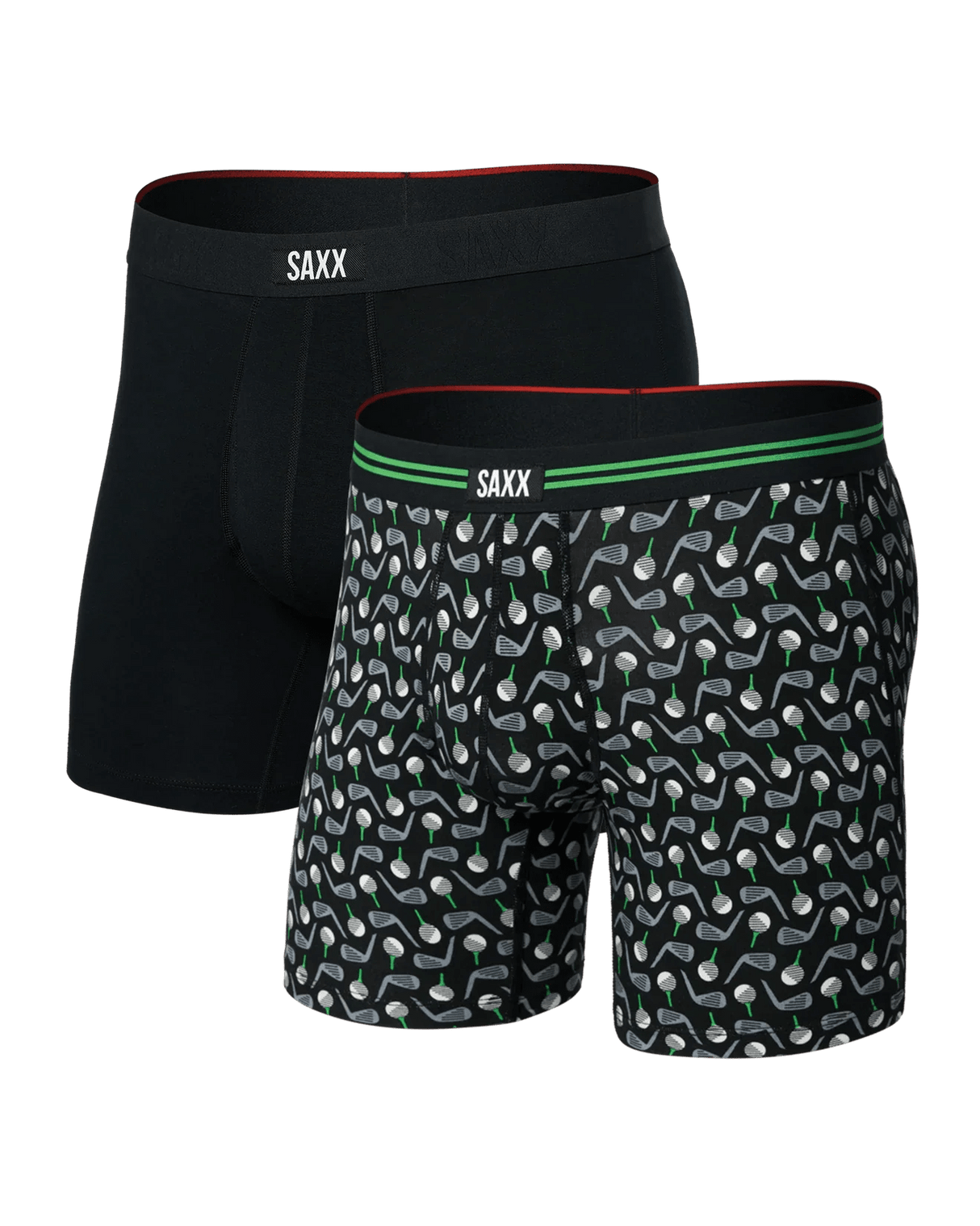 Saxx Men's Vibe Xtra Soft Comfort Boxer Brief Fly 2 - Pack - A&M Clothing & Shoes Westlock