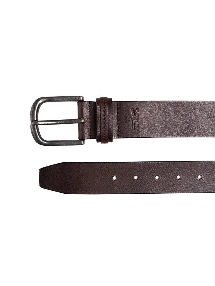 Silver Jeans Men's Genuine Milled Leather Belt - A&M Clothing & Shoes - Westlock