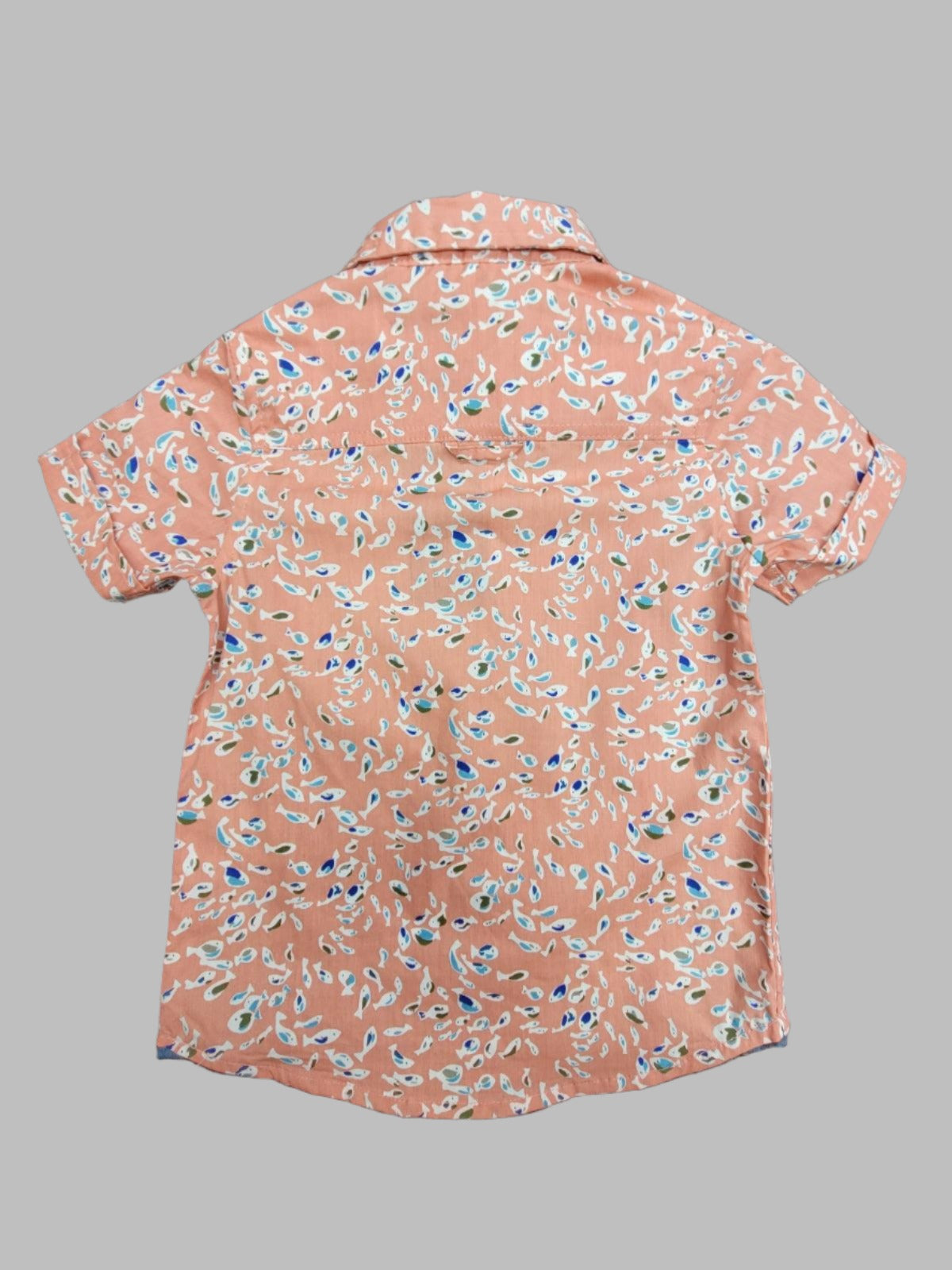 Silver Kids Boys AOP Short Sleeve Shirt - A&M Clothing & Shoes - Westlock