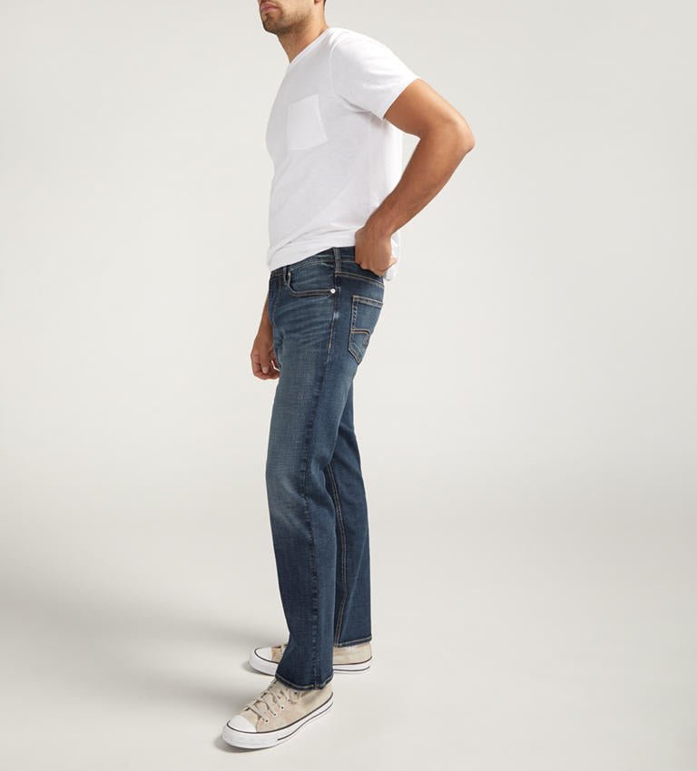 Silver Men's Allan Slim Fit Jeans - A&M Clothing & Shoes - Westlock