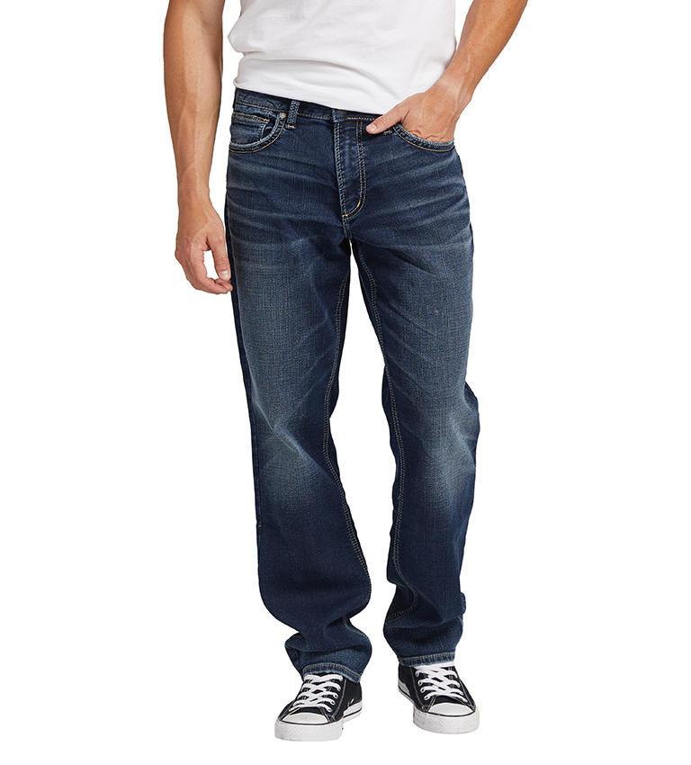 Silver Men's Eddie Athletic Tapered Jean - A&M Clothing & Shoes - Westlock