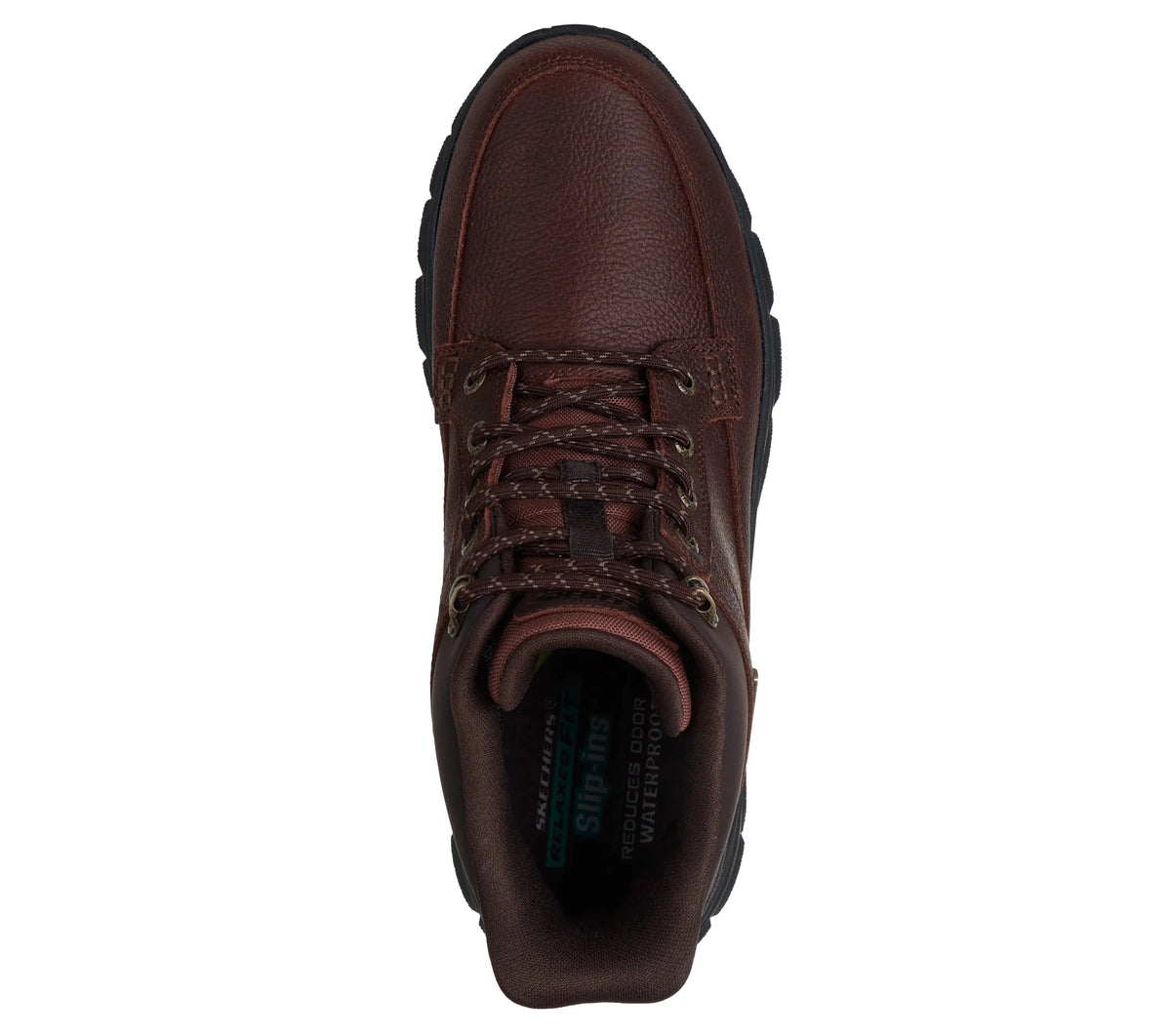 Skechers Men's Slip-Ins Respected 2.0 Orson Boots Wide - Red/Brown