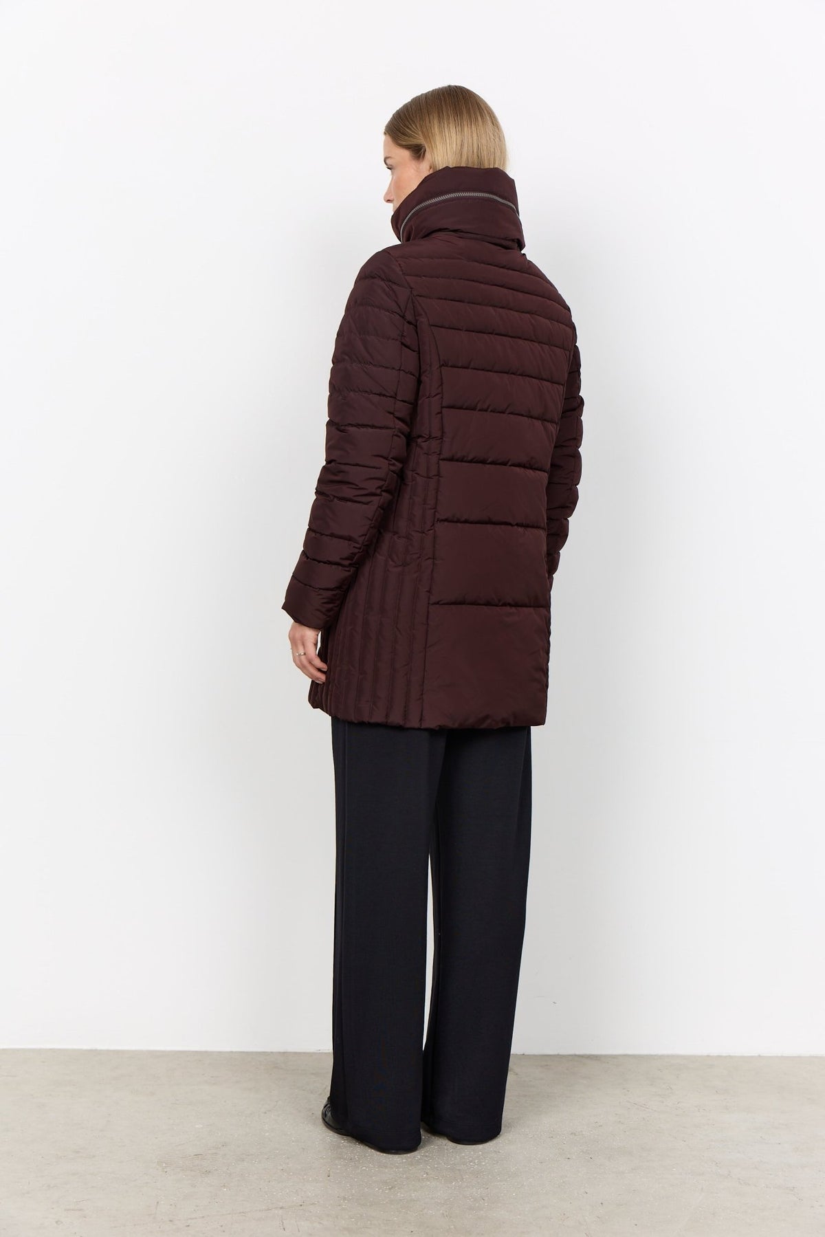 Soyaconcept Women's Nina 1 Coat - Chocolate Plum