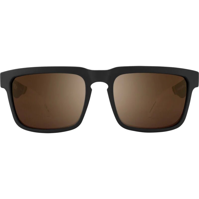 Spy Helm Black White Happy Bronze Mirror Sunglasses - A&M Clothing & Shoes