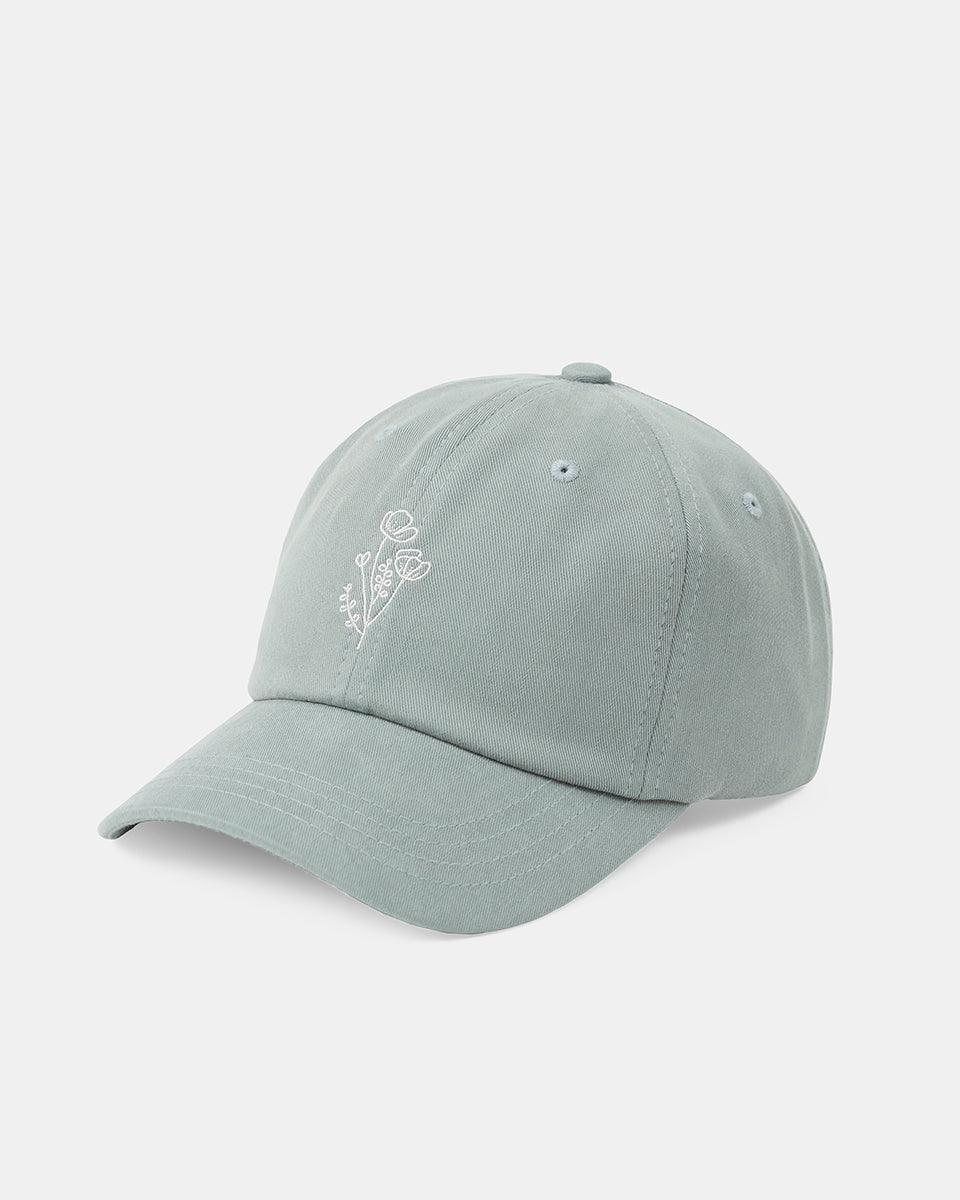 tentree Flower Embroidery Peak Hat - A&M Clothing & Shoes - Westlock
