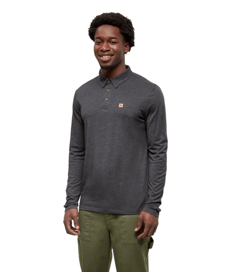 tentree Men's Astir Long Sleeve Polo - A&M Clothing & Shoes - Westlock